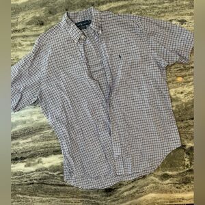 Polo Ralph Lauren plaid collared button down shirt men’s XL